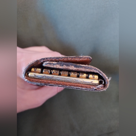 Vintage Louis Vuitton Brown Monogram Key Pouch - Picture 6 of 6